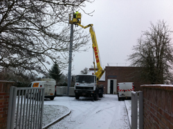 Installation de l'antenne