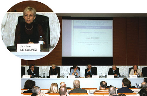 Janine le Calvez à l'Assemblée nationale